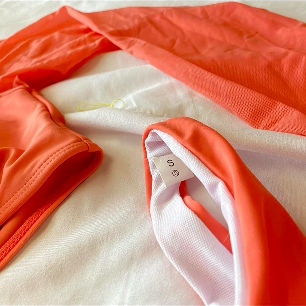 Vibrant Coral Bikini Set - Picture 3 of 4